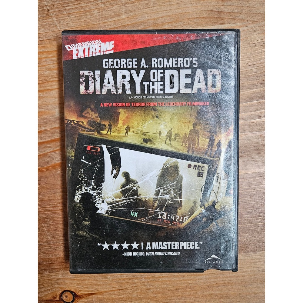 George A. Romero's Diary of the Dead DVD Dimension Extreme Horror Movie